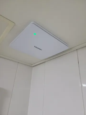 교체 전 화장실 천장 환풍기